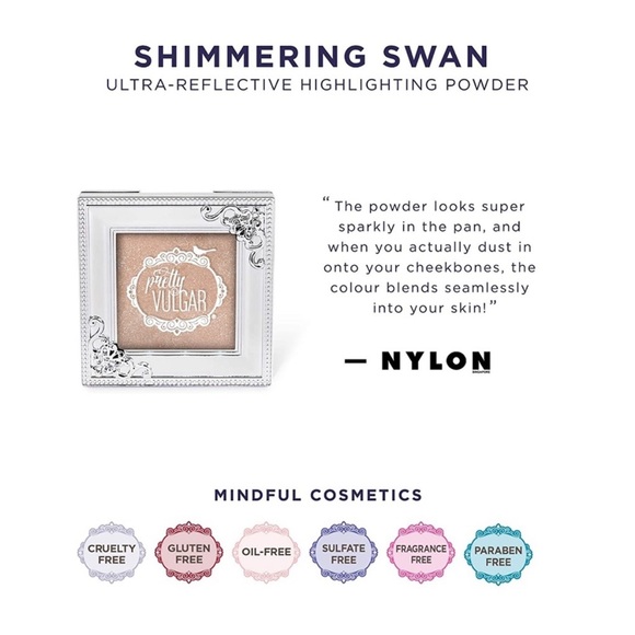 NEW Pretty Vulgar Shimmering Swan Highlighter 127 Sparkling Sass Illuminator - Picture 6 of 9